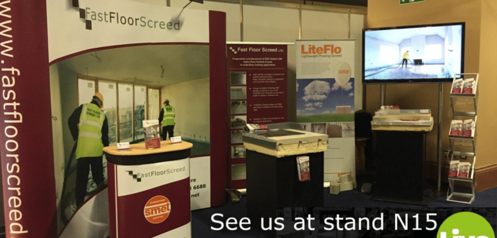 SELF BUILD LIVE SHOW 2017- FAST FLOOR SCREED exhibiting 8-10 th Sept in Citywest, Dublin