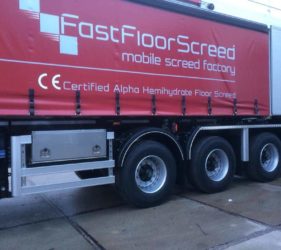 Fast Floor Screed latest aquistion_S4.08.13 Bremat Mobile Screed Factory_ Scania 8×4 rigid_