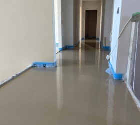 Greystones Co Wicklow_self build_alpha hemihydrate screed_ over UFH_Fast Floor Screed Ltd_mobile screed factory