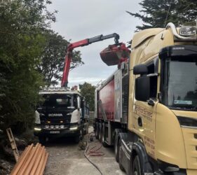 Fast Floor Screed Ltd_Mobile Screed Factory_onsite