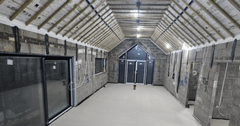 Liquid Floor Screed suitable for UFH installed at Bolnacreen Self Build